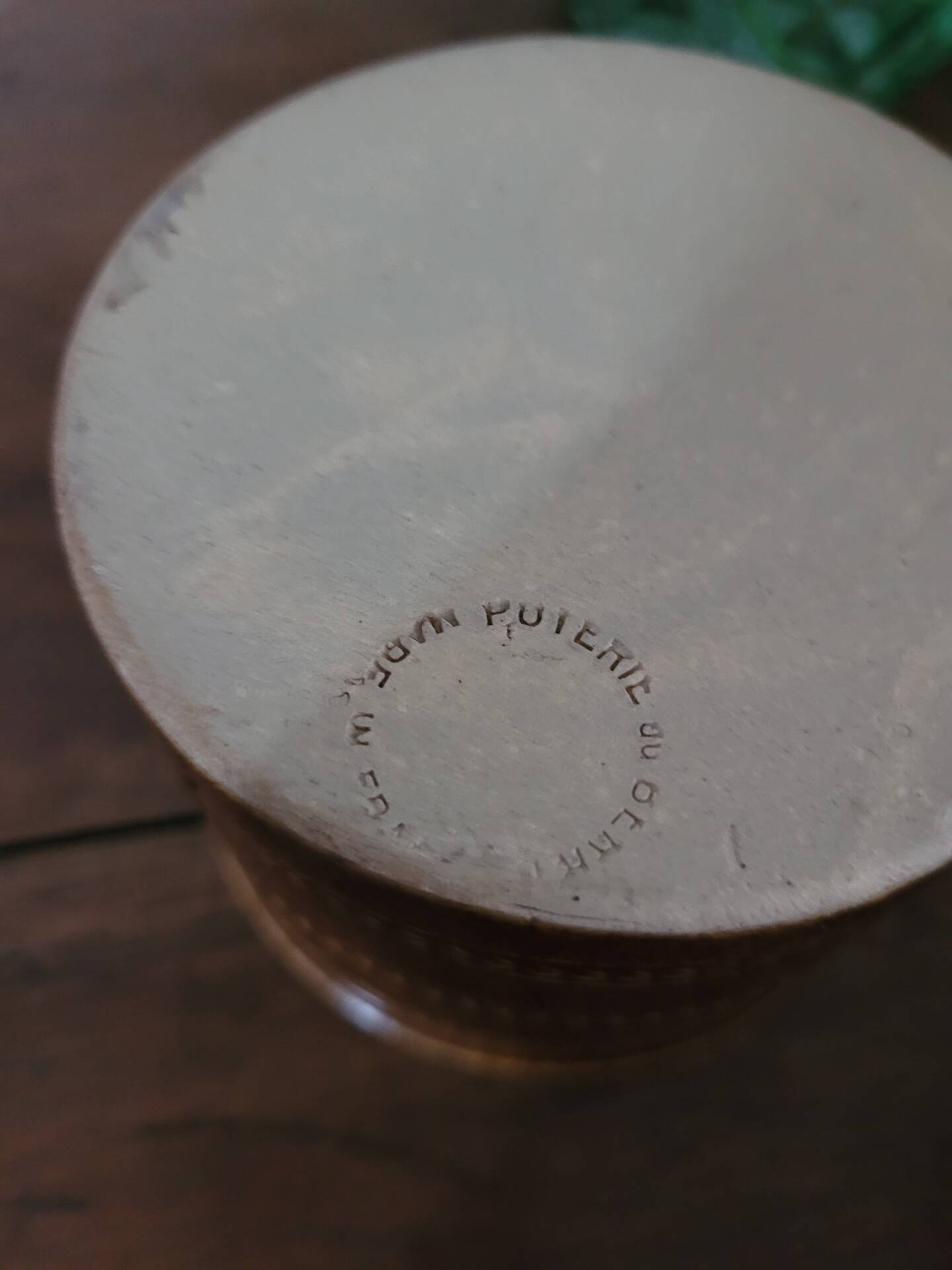Water butter dish Berry pottery
