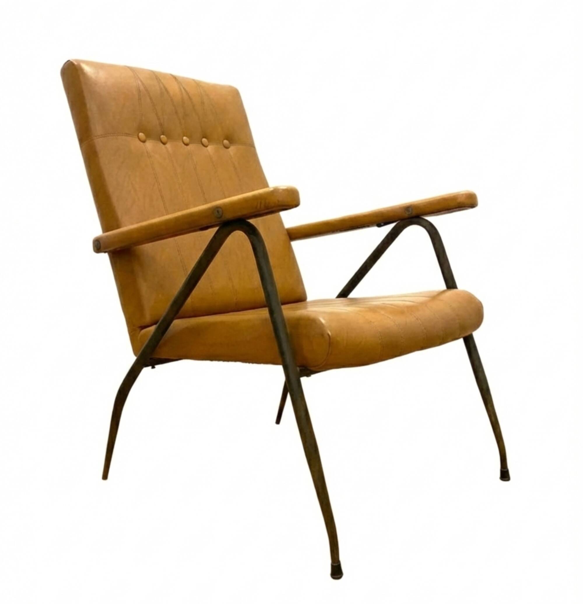 Retro Adjustable Armchair, 1960s, Italy
