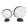 Pair of lamps Maison Arlus Steel Brass Glass 1950