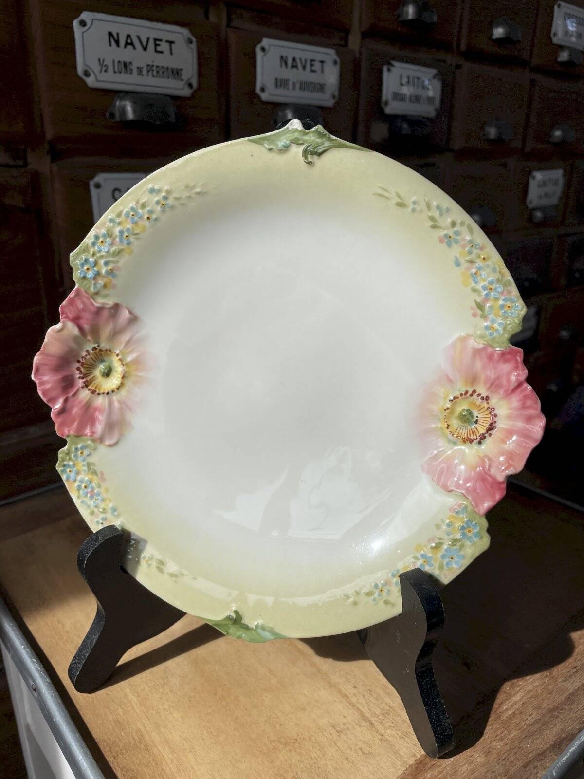 Antique Art Nouveau porcelain plate