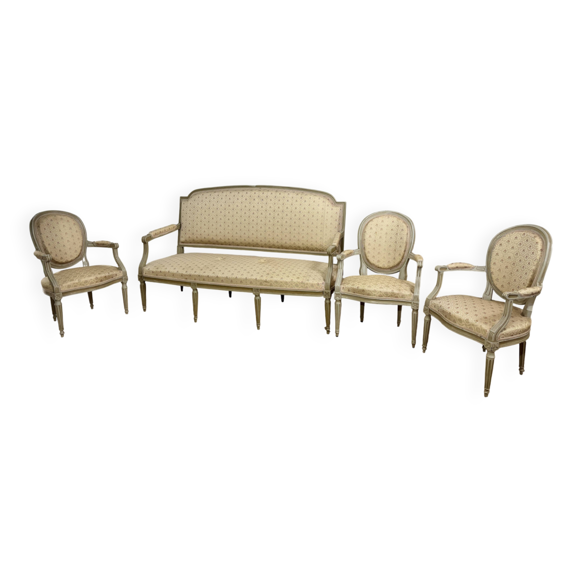 Louis Philippe 4-piece canapé