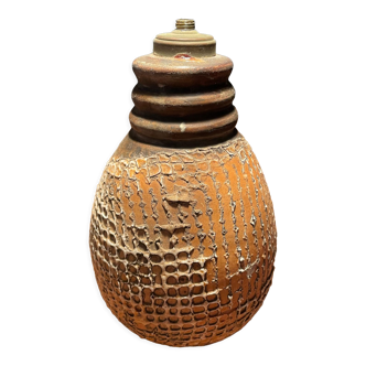 Pied de lampe ancien en céramique