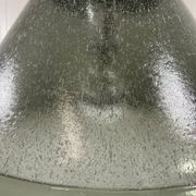 Peill & Putzler cone shaped glass hanging lamp, Germany