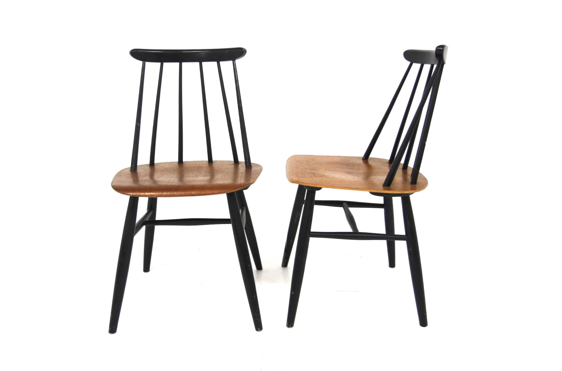 Set de 2 chaises scandinave "Fanett" par Ilmari Tapiovaara, Suède, 1960