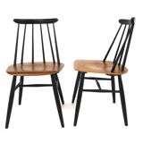 Set de 2 chaises scandinave "Fanett" par Ilmari Tapiovaara, Suède, 1960