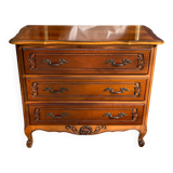 Three-drawer cherry chest of drawers
