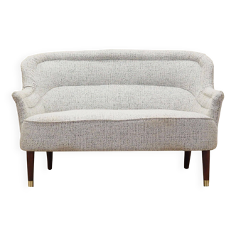 Sofa white melange, Italian design, 1960s, production: Italy