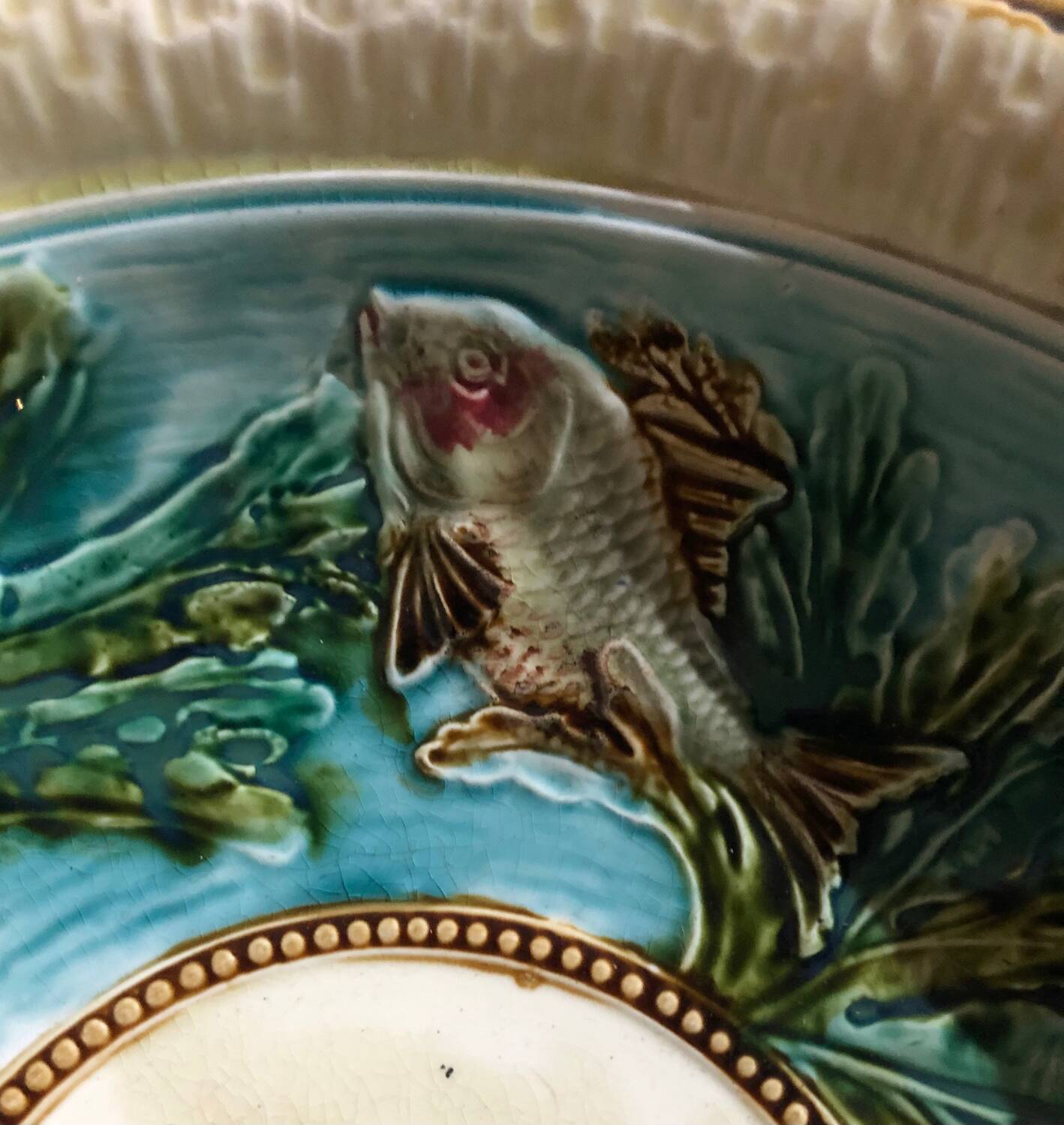 Majolica toilet set Onnaing