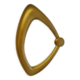 Large free-form Italian mirror 1980