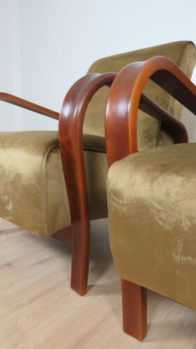 Pair of restored armchairs by K.Kozelka & A.Kropacek