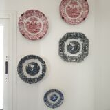 Set of decorative plates Pickman La Cartuja