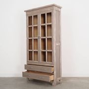 Vitrine en chêne, design danois, années 1980, production : Danemark