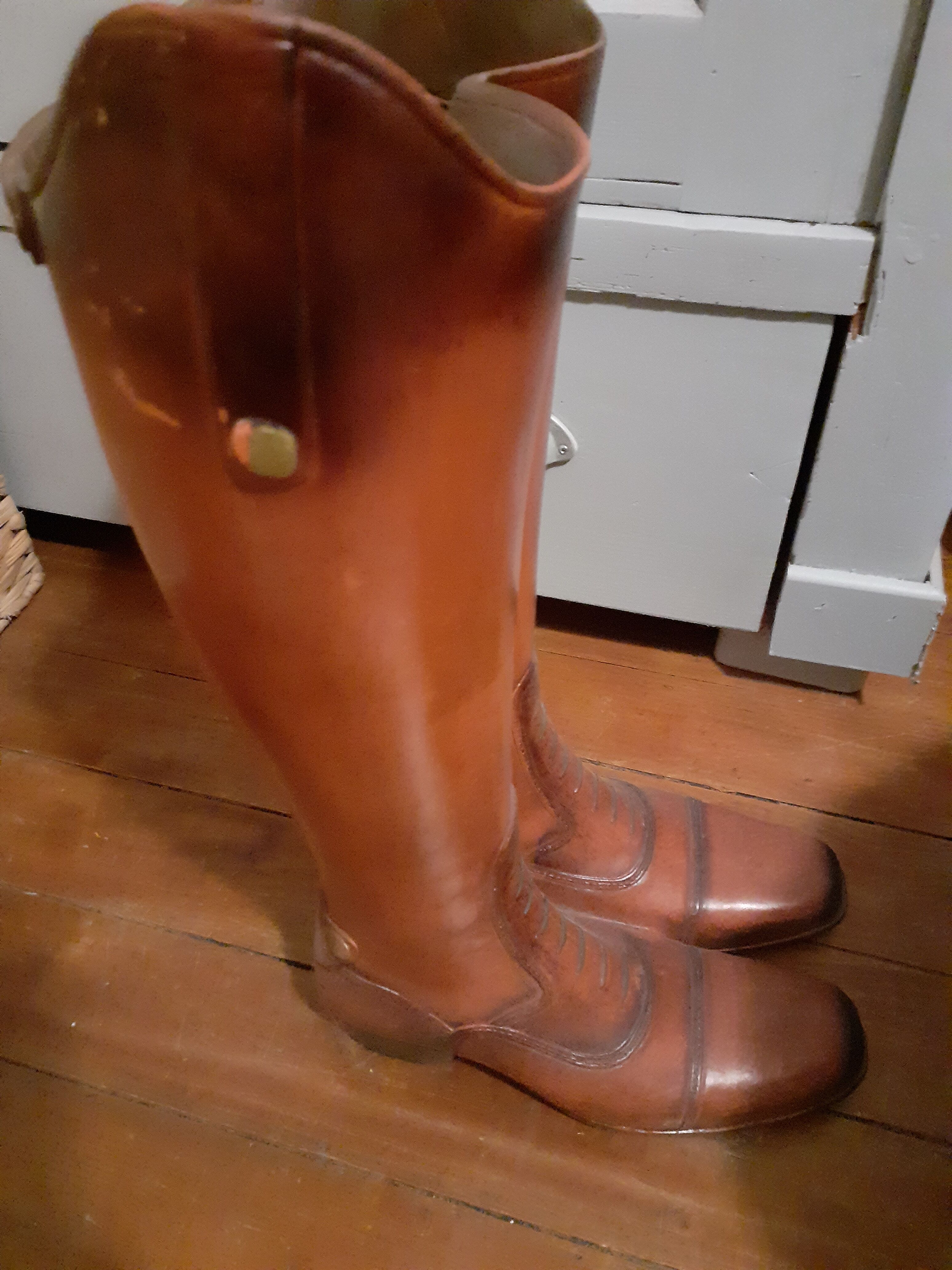 Porte parapluie bottes cavalier