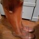 Porte parapluie bottes cavalier