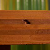 Square Top Pinewood Dining Table