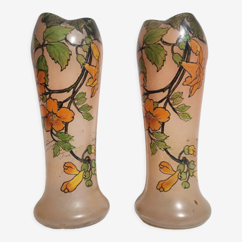 Vases Legras signé Art Nouveau