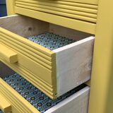 Art Deco ochre yellow chiffonier