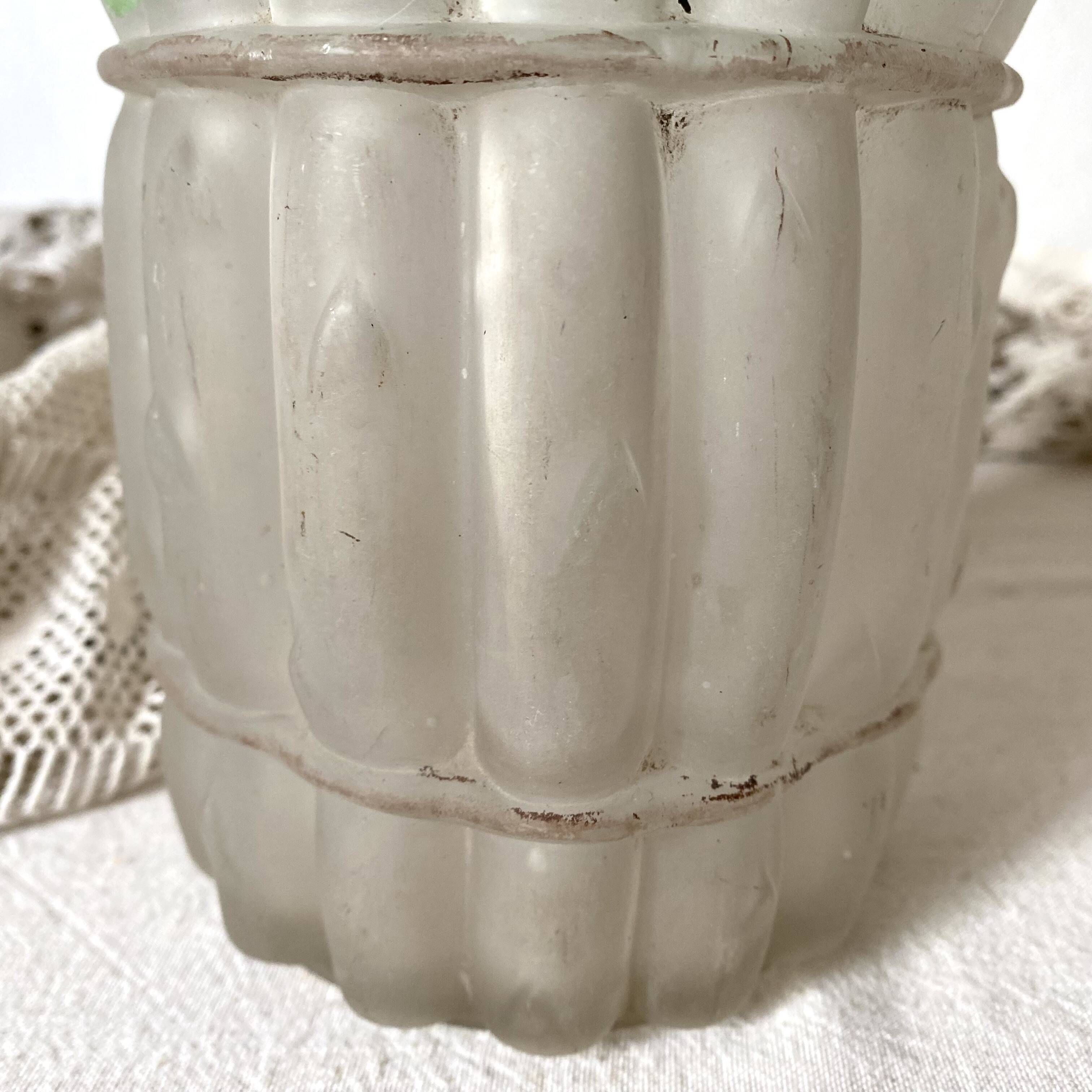 Antique Legras asparagus carafe from the late 19th century