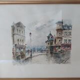 The small train station of Ménilmontant - Paris