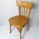 Ancienne chaise bistrot Baumann en bois courbé