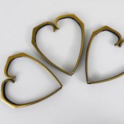 Up to 2 mid-century brass wall hooks by Hertha Baller, Austria, 1950s.