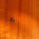 Expandable teak dining table, butterfly extension, circa 60s
