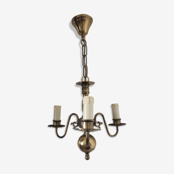 Dutch 3-pointed chandelier