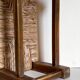 Massive wooden foot resting leg