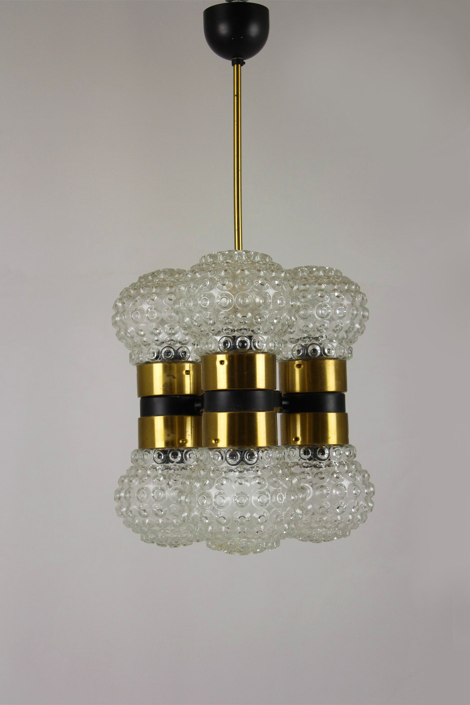 Mid-Century Ceiling Lamp from Napako, 1970s