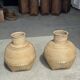 Basket jar in traditional Indonesian wickerwork H48 D40