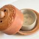 ART NOUVEAU Terracotta BUTTER DISH