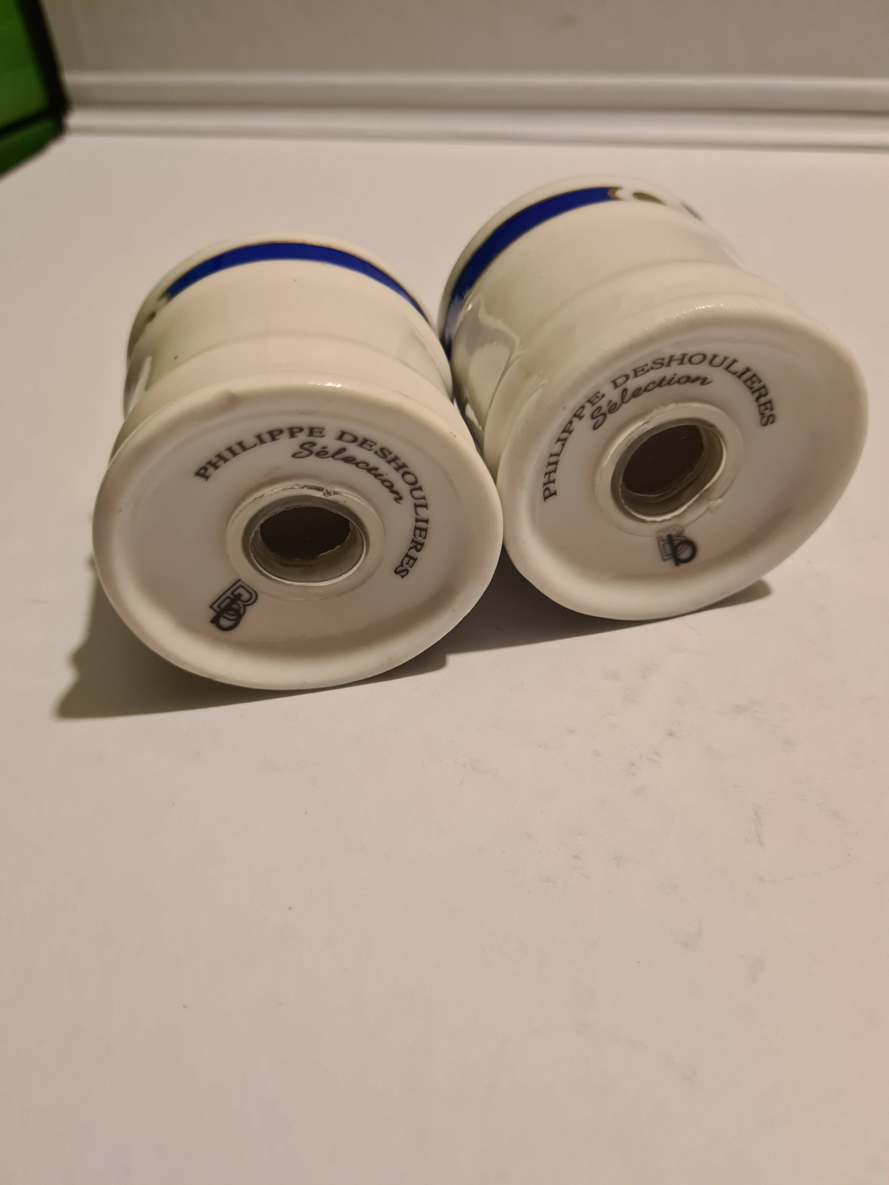 Porcelain salt and pepper shaker Philippe Deshoulières Selection