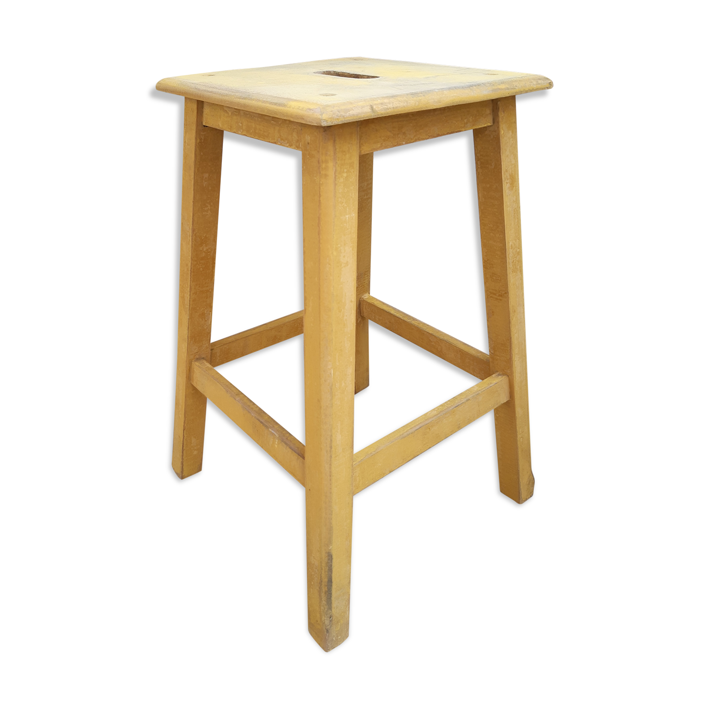 Workshop wooden stool