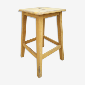 Tabouret atelier en bois