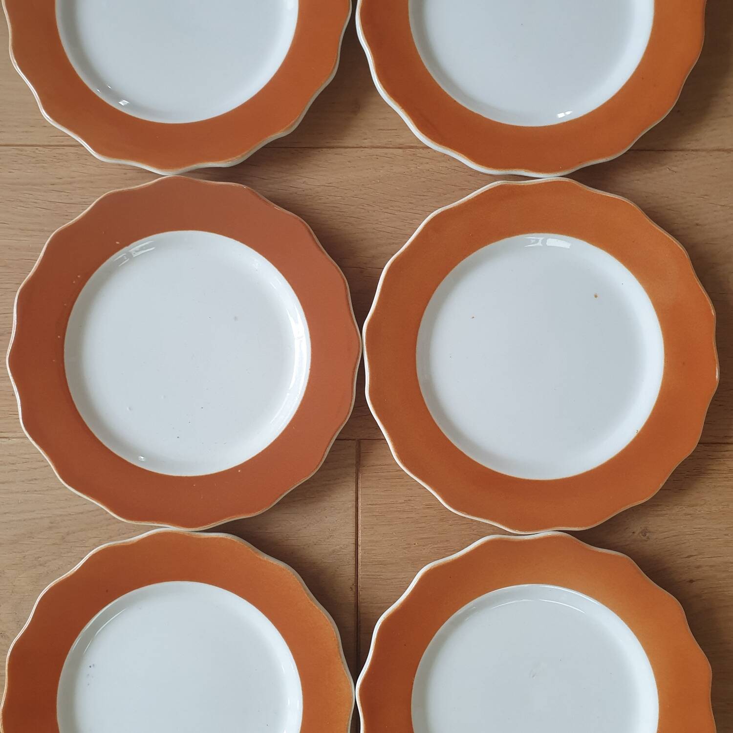 6 dessert plates Gien