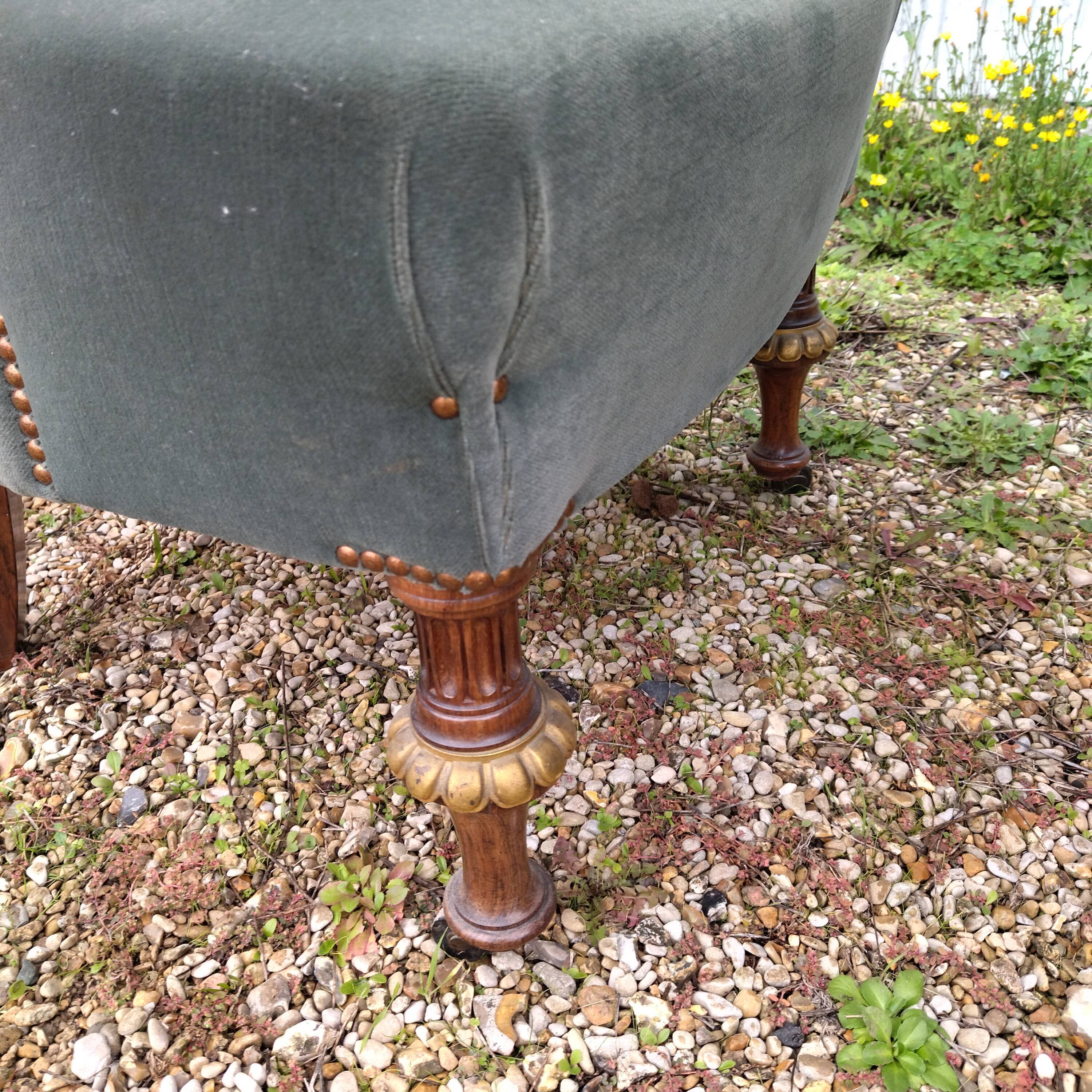 Paire de fauteuils Napoléon III XIXe acajou