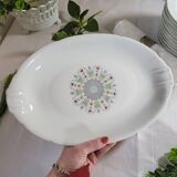Plat Ovale en Porcelaine Vierzon Plat de Service