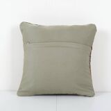Square handwoven kilim pillow