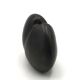 Black porcelain vase by Jacqueline and Tim Orr, 1970s