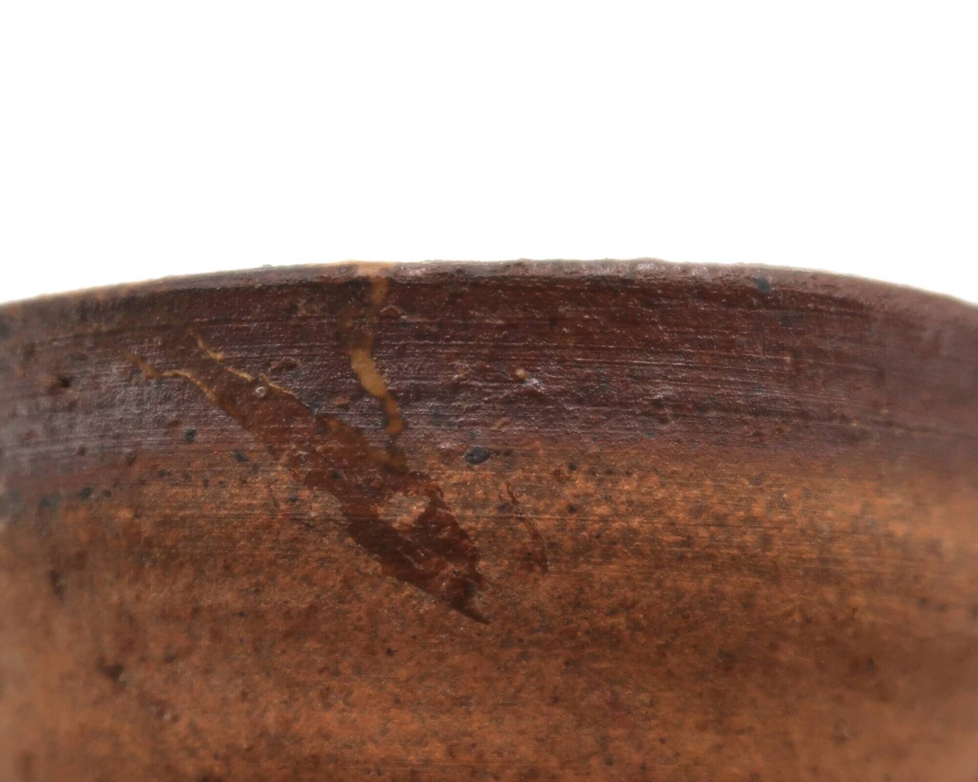 Stoneware bowl wood-fired by Jean Marie Foubert, vintage ceramics.