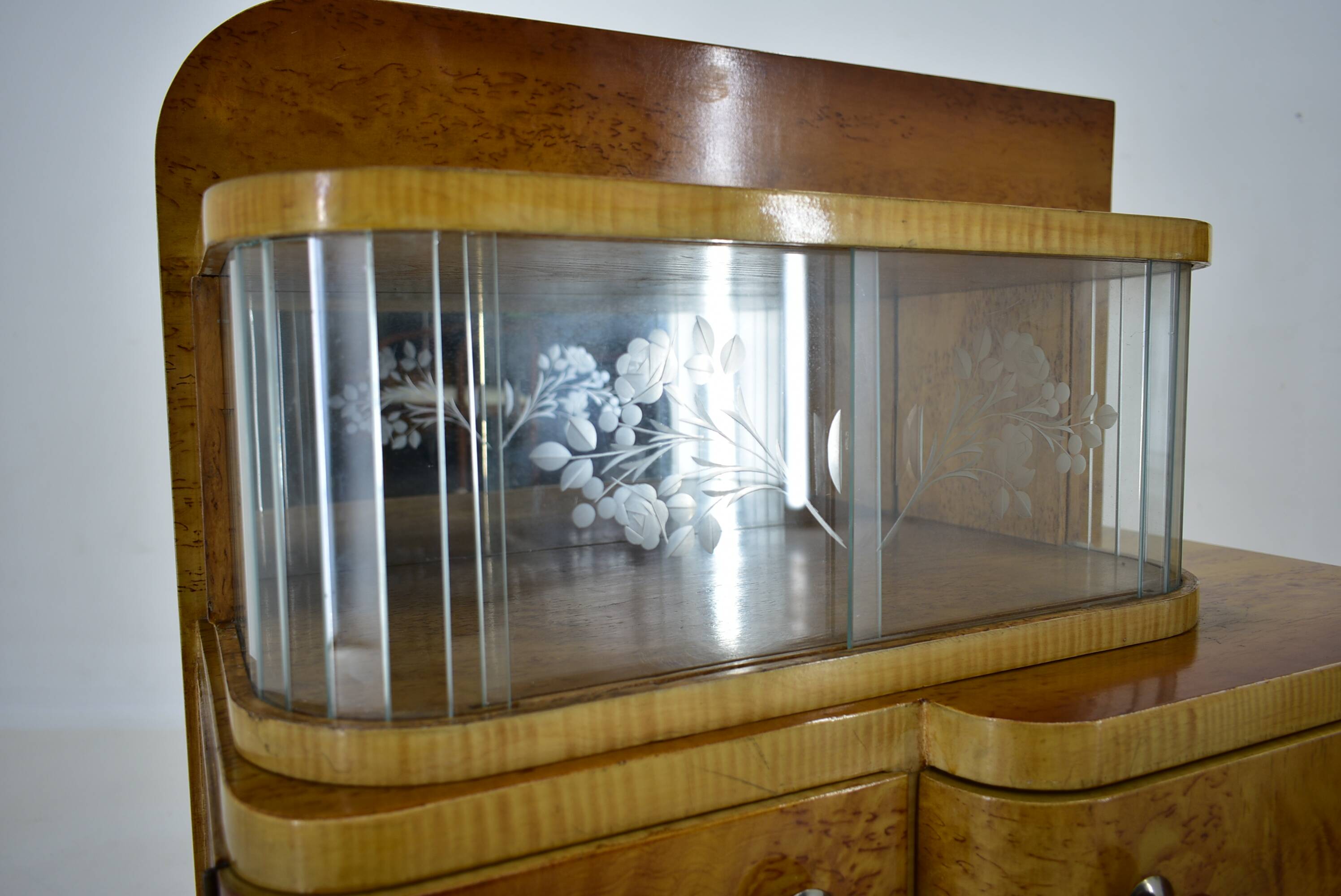 1939s set of Art Deco bedside tables, Czechoslovakia