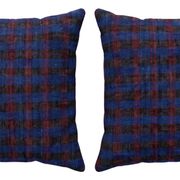 Lot de 2 housses de coussin kilim vintage 51x51 cm