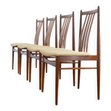 Suite of 4 Scandinavian dining chairs 1960s