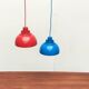 Mid-Century Danish Minisol pendant lamps by K. Kewo for Nordic Solar, 1960s, set of 2