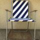 Old metal fold chair 1970