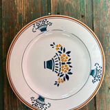 4 assiettes dessert art nouveau Moulin des Loups