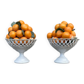 Two Openwork Fruit Bowls