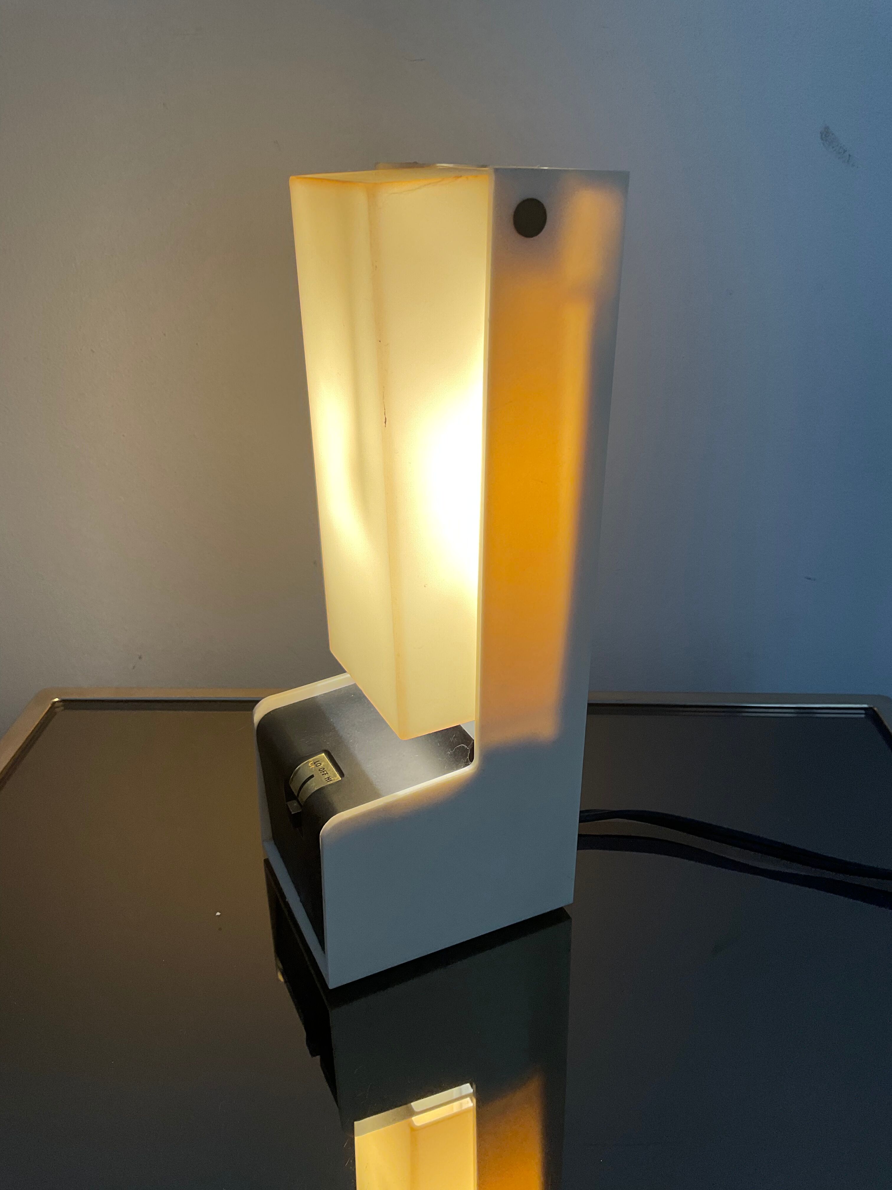 70s desk folding lamp