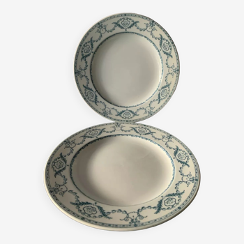 2 English Copeland plates