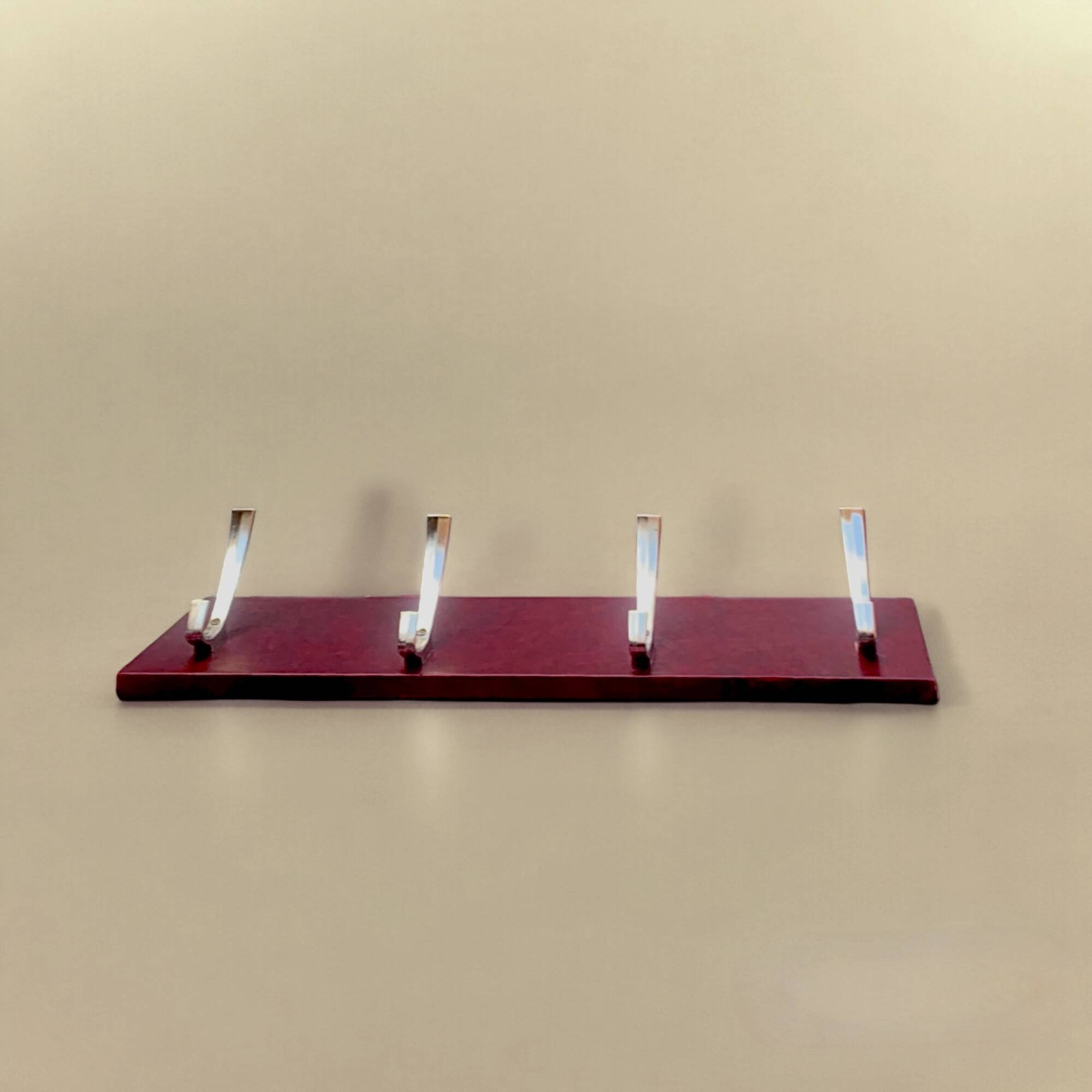 Vintage wall coat rack - 4 hooks